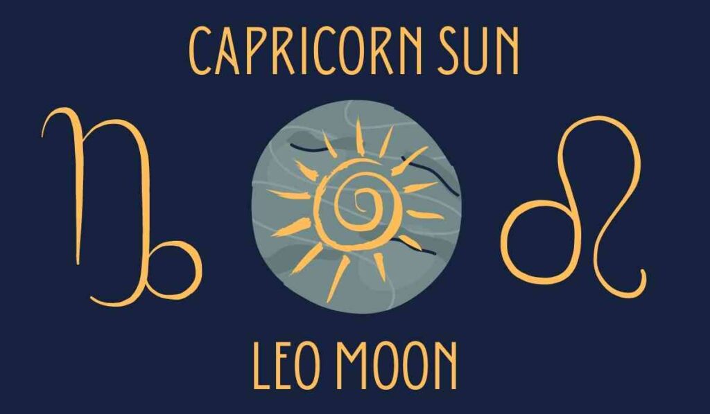 capricorn sun leo moon