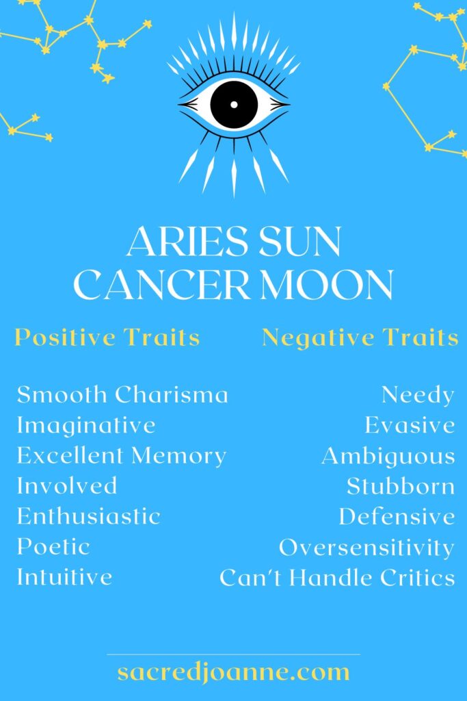 aries sun cancer moon traits
