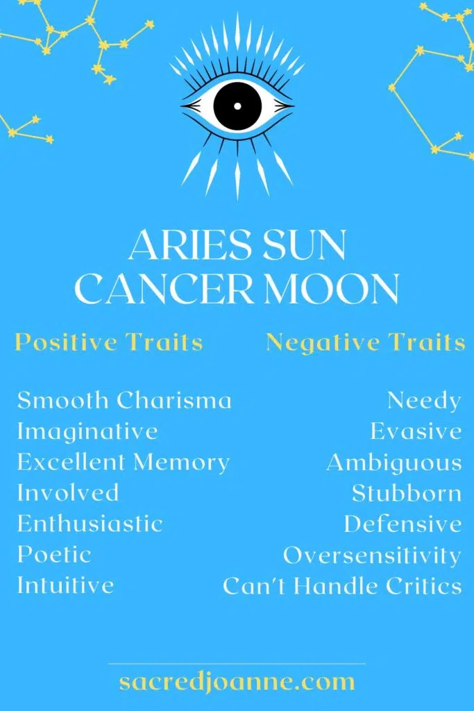 aries sun cancer moon traits
