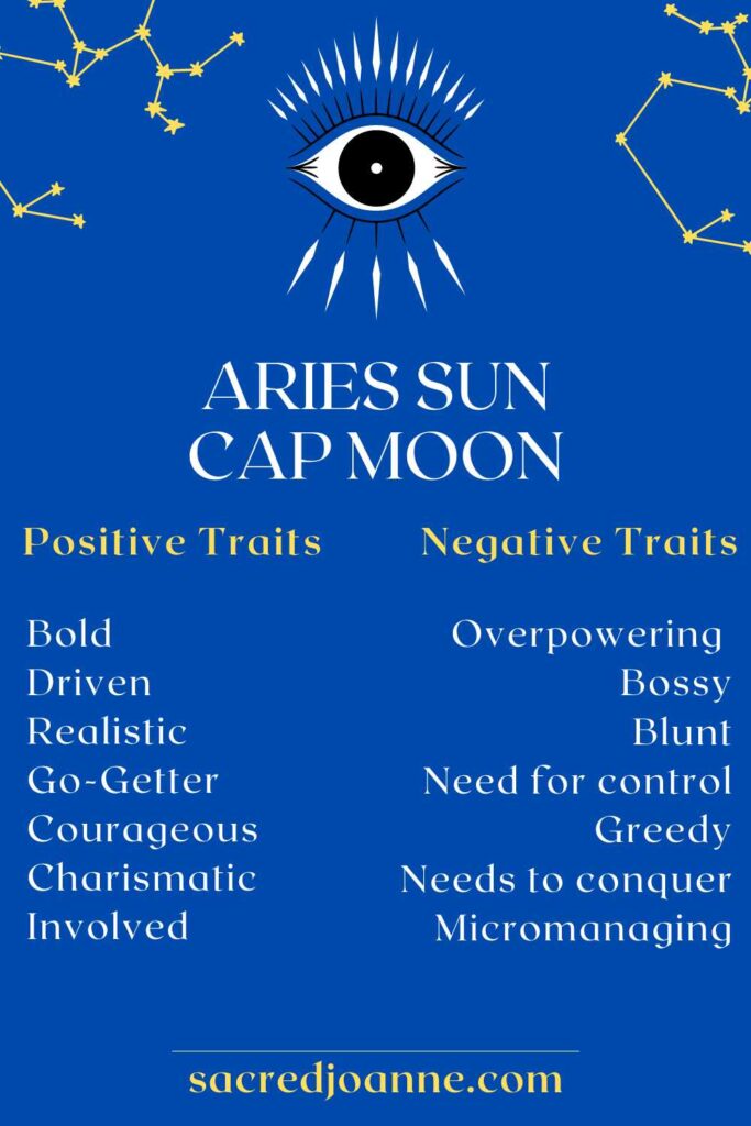 aries sun capricorn moon traits