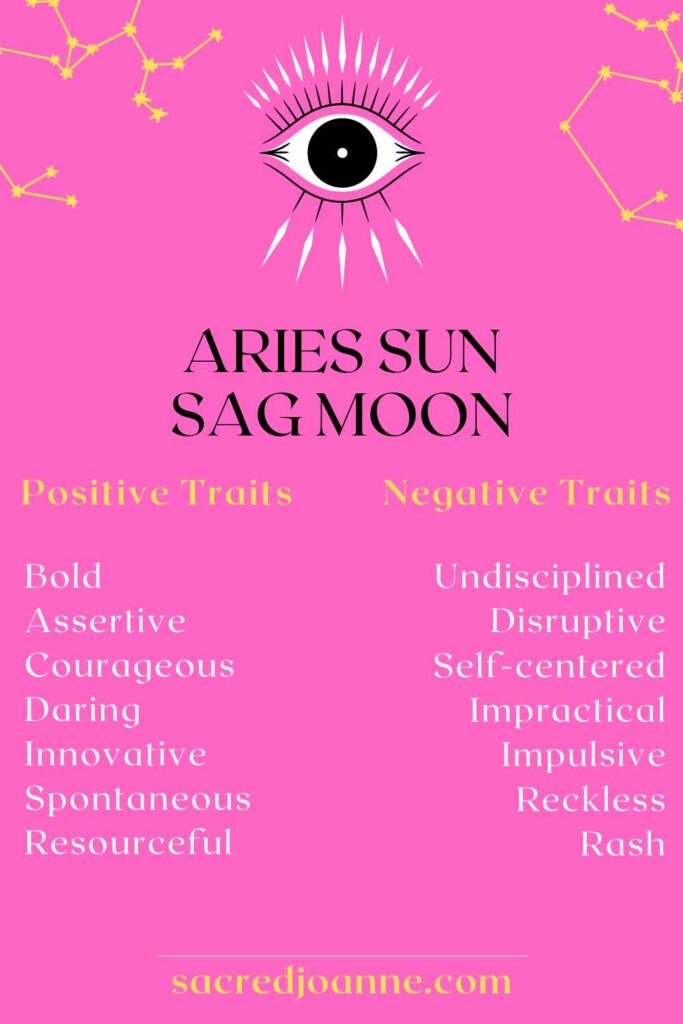 aries sun sagittarius moon traits