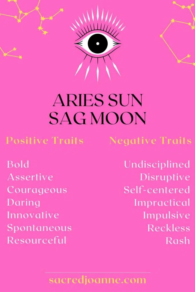 aries sun sagittarius moon traits