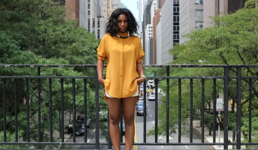 cancer sun capricorn moon woman in yellow clothes