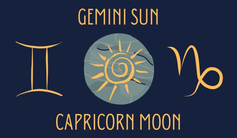 gemini sun capricorn moon