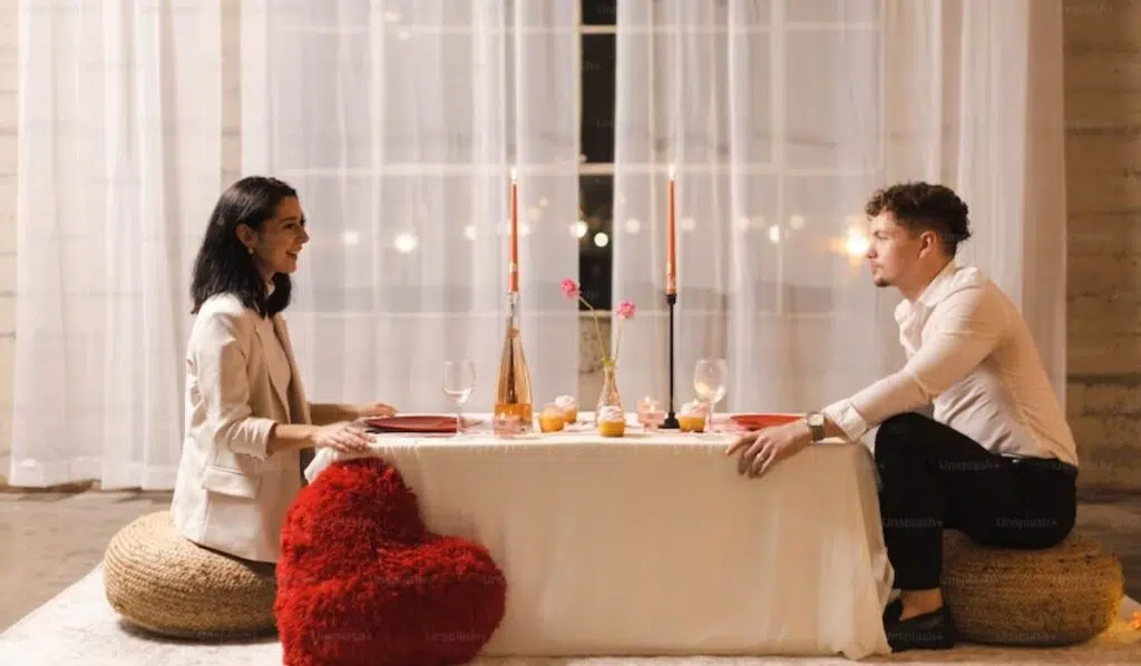 mars trine ascendant couple on a date night