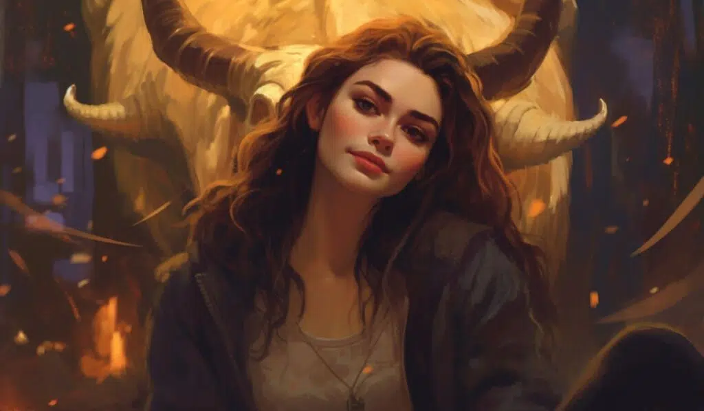 entp taurus woman illustration