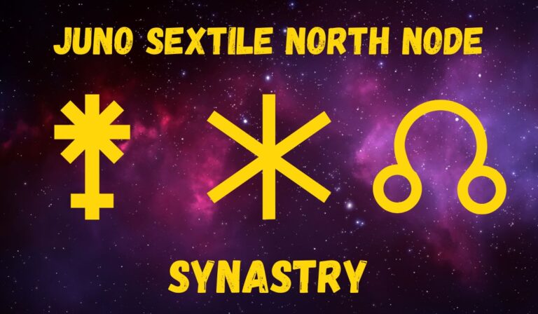 Juno Sextile North Node Synastry: Love & Friendships