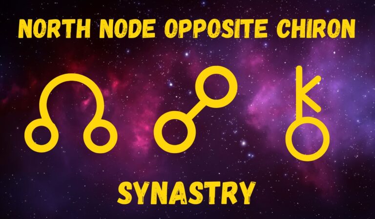 North Node Opposite Chiron Synastry: Love & Friendships Explained