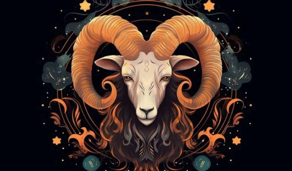 ram in black background