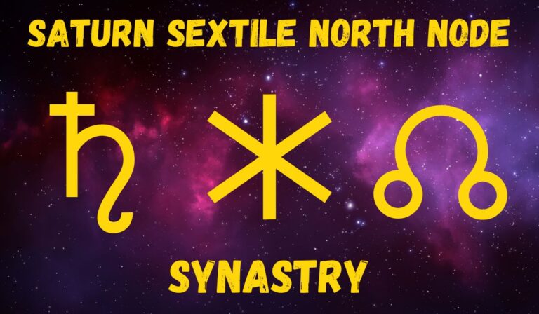 Saturn Sextile North Node Synastry: Love & Friendships