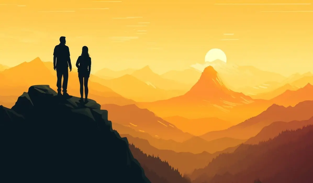 sun-conjunct-north-node-couple-illustration