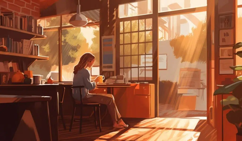 sun-in-gemini-woman-reading
