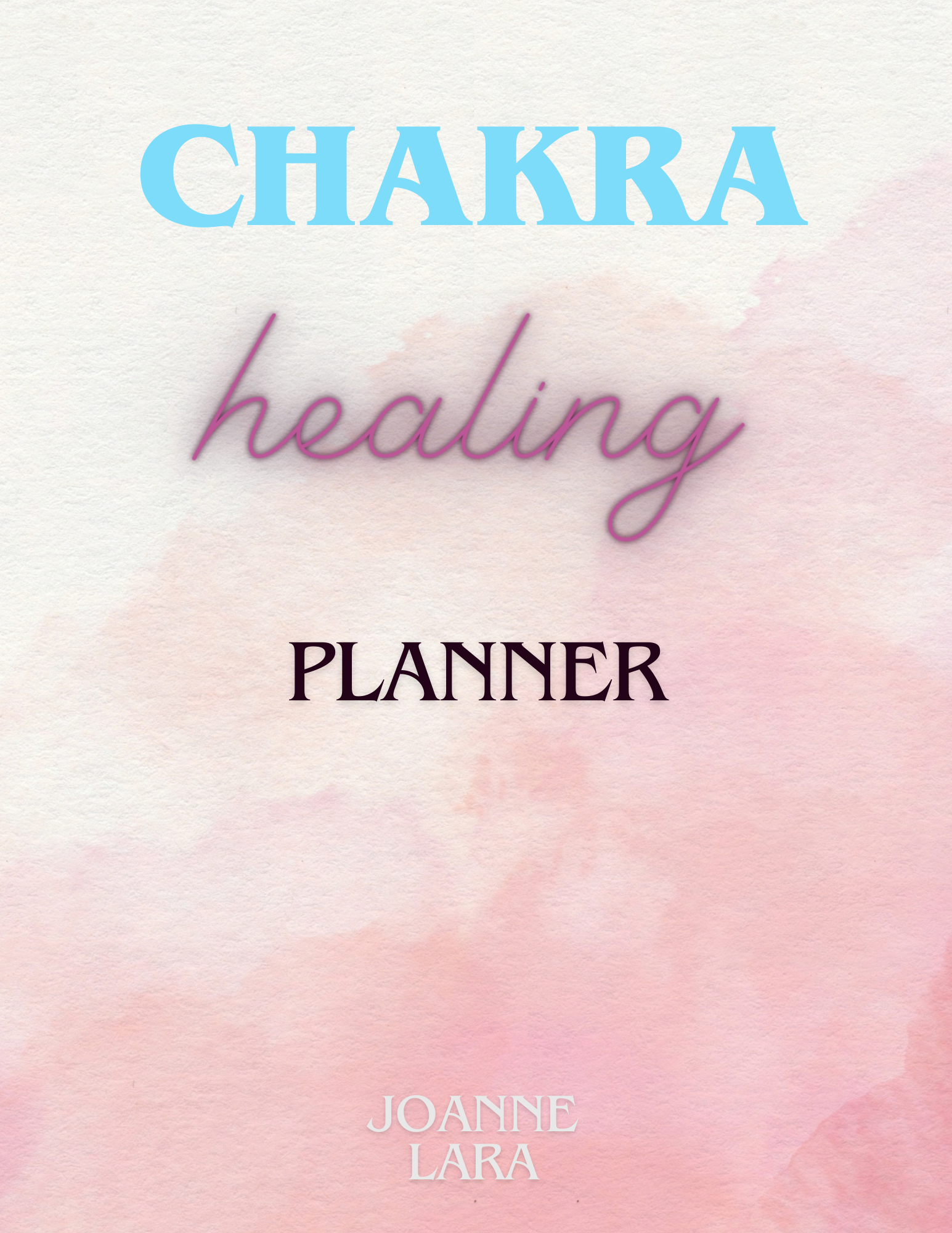 The Chakra Healing Planner cover