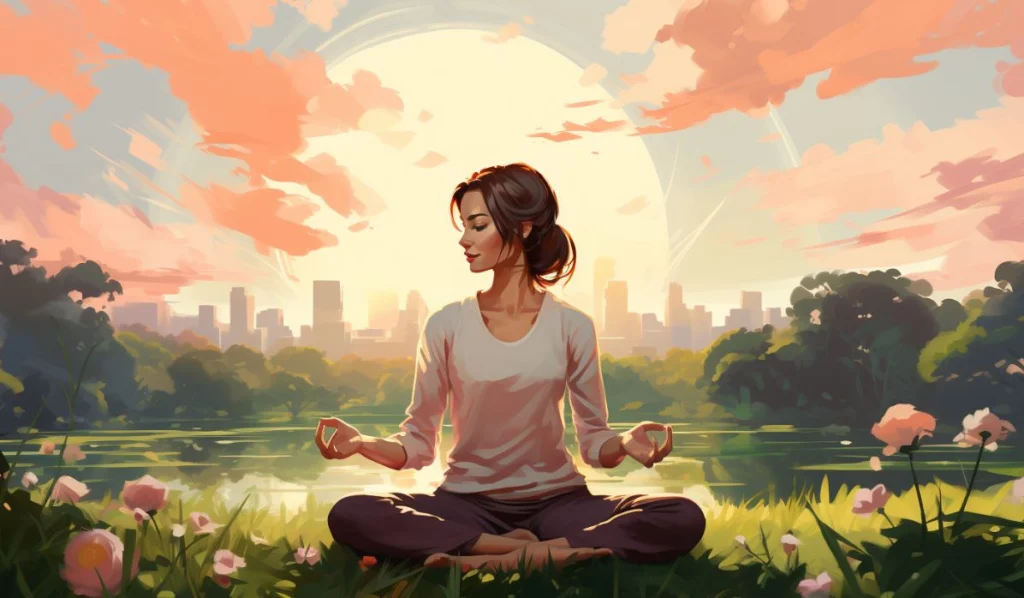sag-sun-libra-moon-woman-illustration