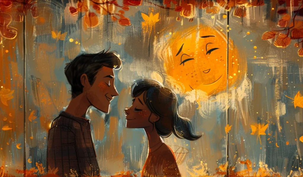 sun-sextile-chiron-couple-illustration