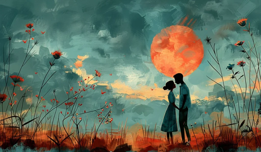 sun-sextile-pluto-couple-illustration