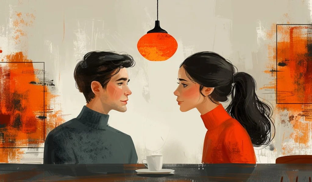 sun-sextile-south-node-couple-illustration