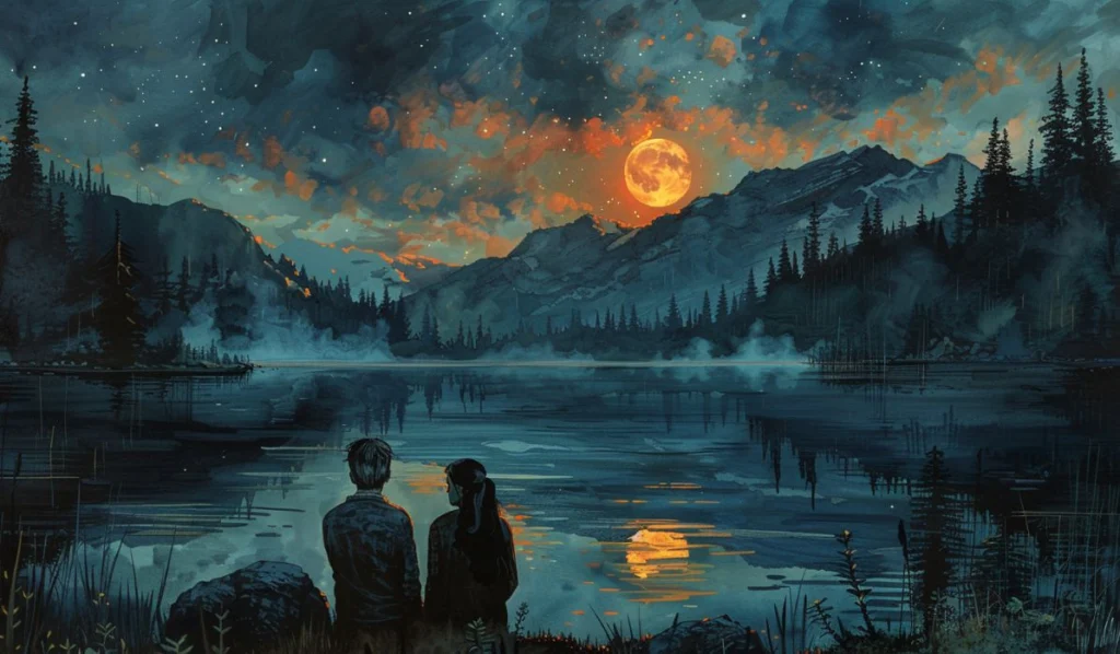 sun-trine-pluto-couple-illustration