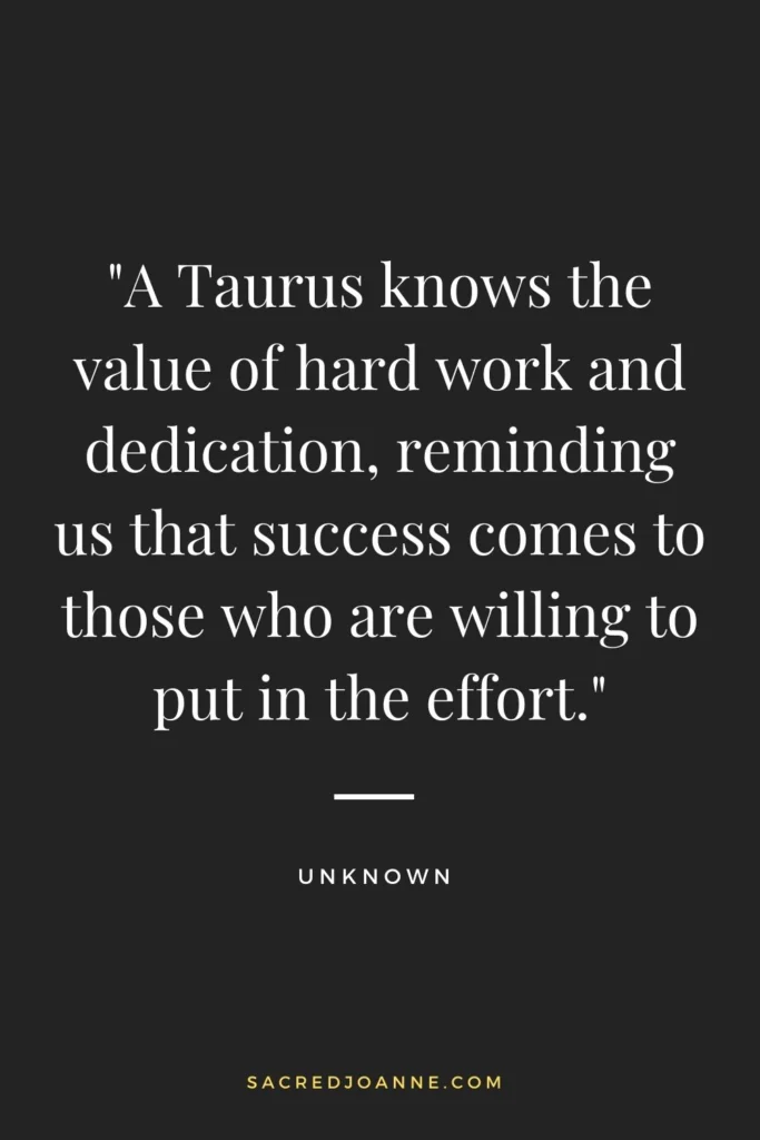 The Dedicated Taurus
