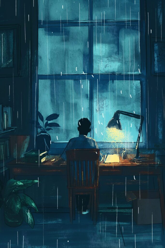 an_illustration._An_illustration_of_someone_journaling