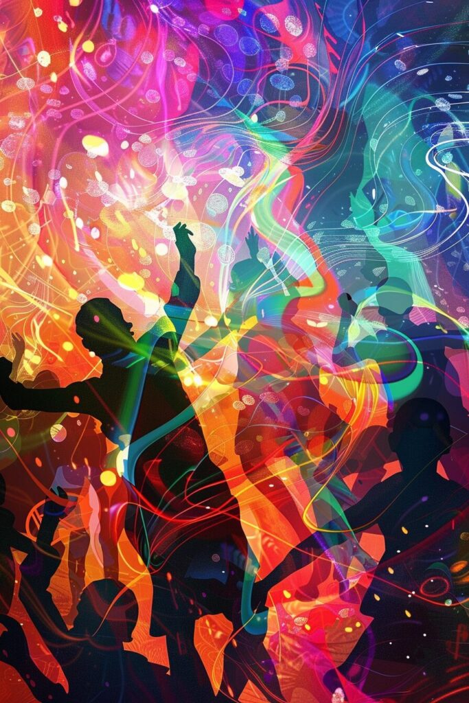 An_illustration._a_lively_scene_of_people_dancing