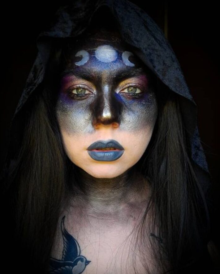 moon-cycle-witch-makeup-metallic-shades-lunar-phases