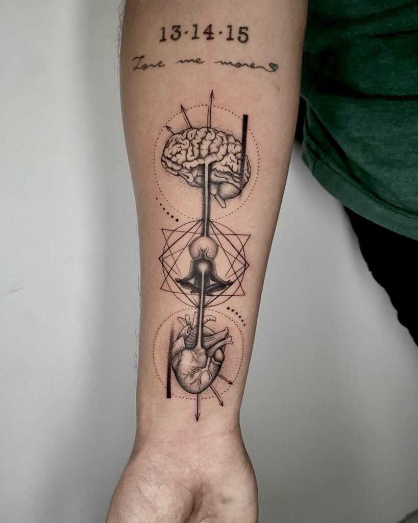 brain-heart-tattoo