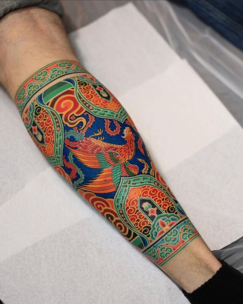 colorful-phoenix-tattoo