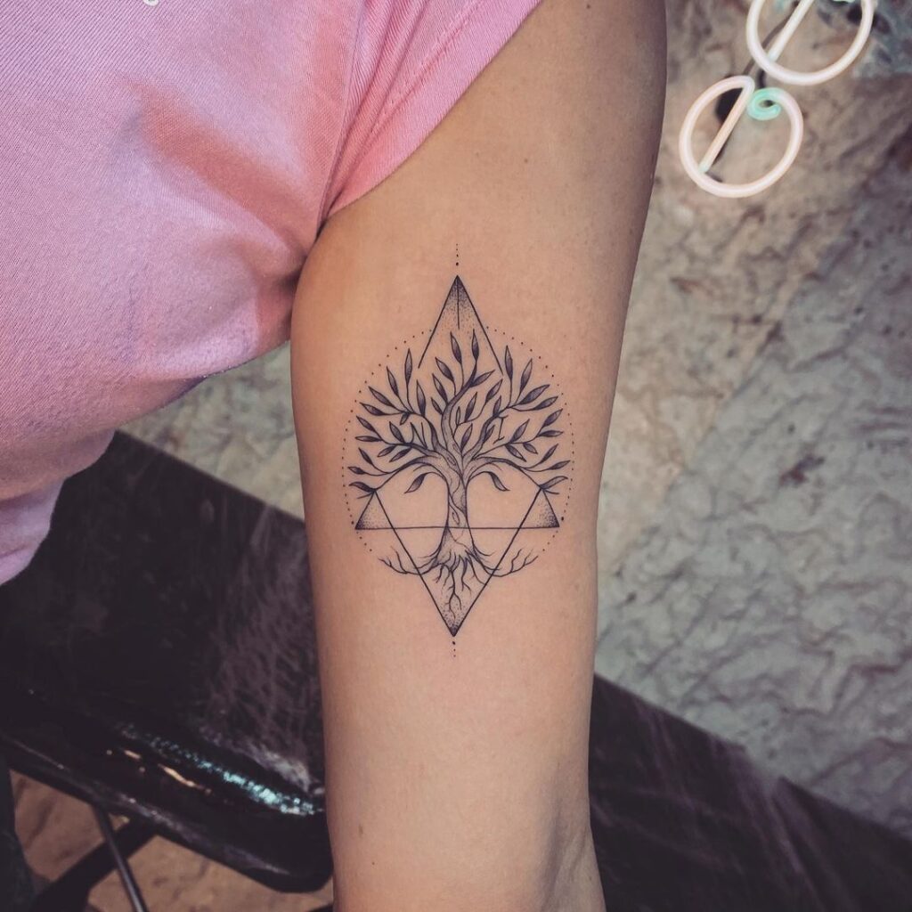 geometric-tree-tattoo