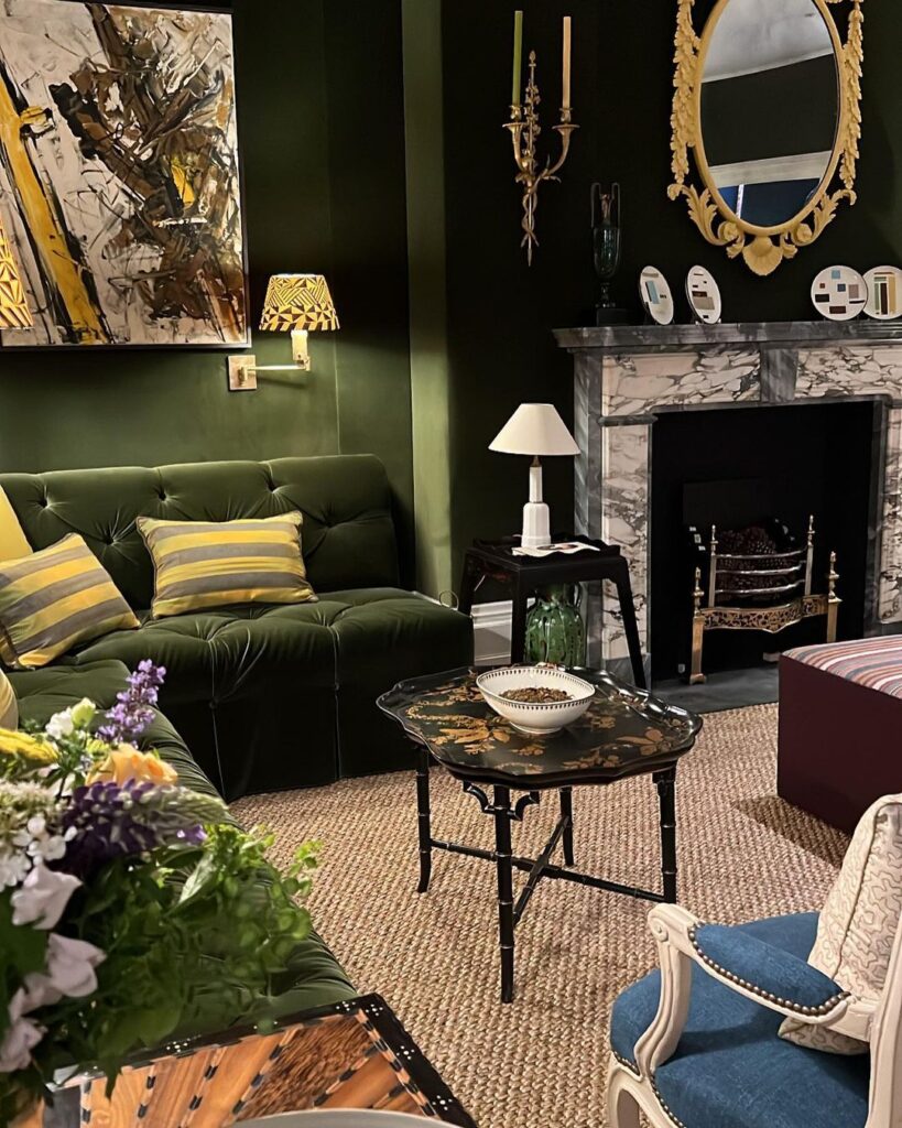 green-maximalist-living-room-gold-accents