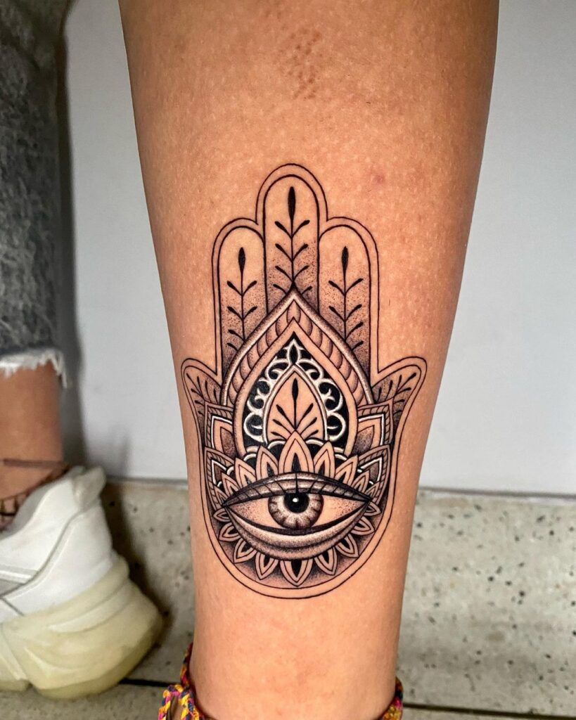 hamsa-eye-tattoo