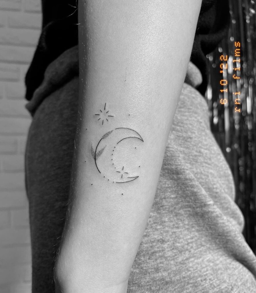 moon-and-stars-tattoo