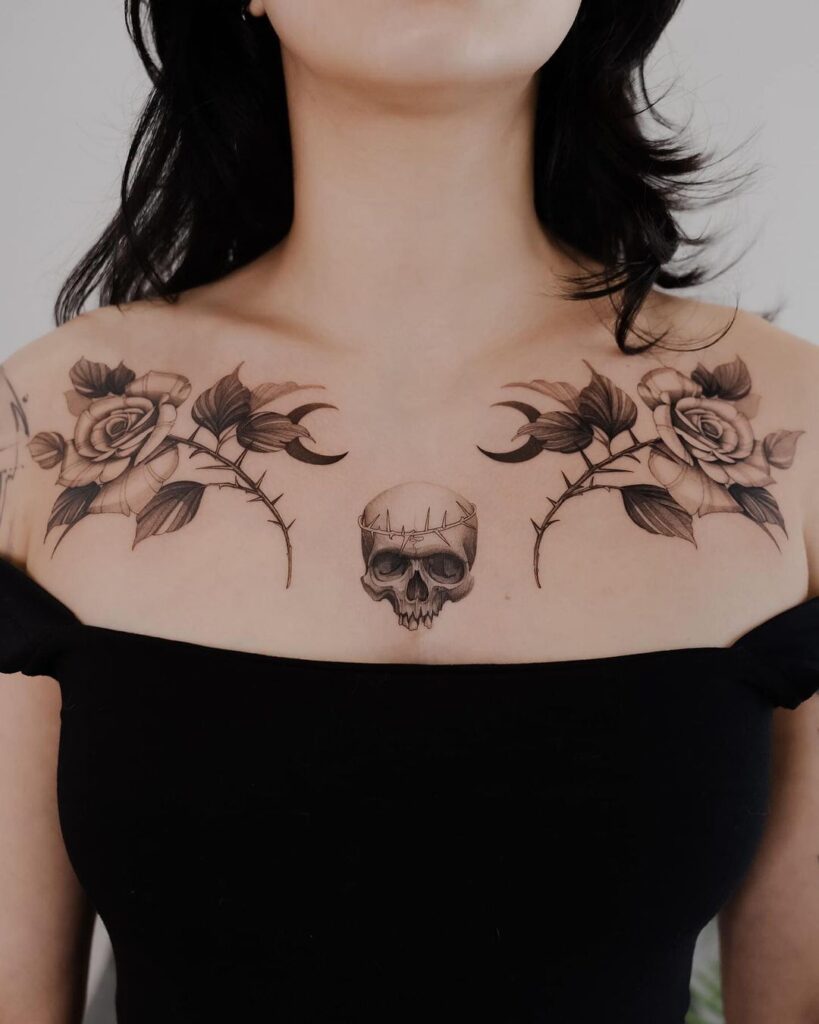 roses-and-skull-tattoo