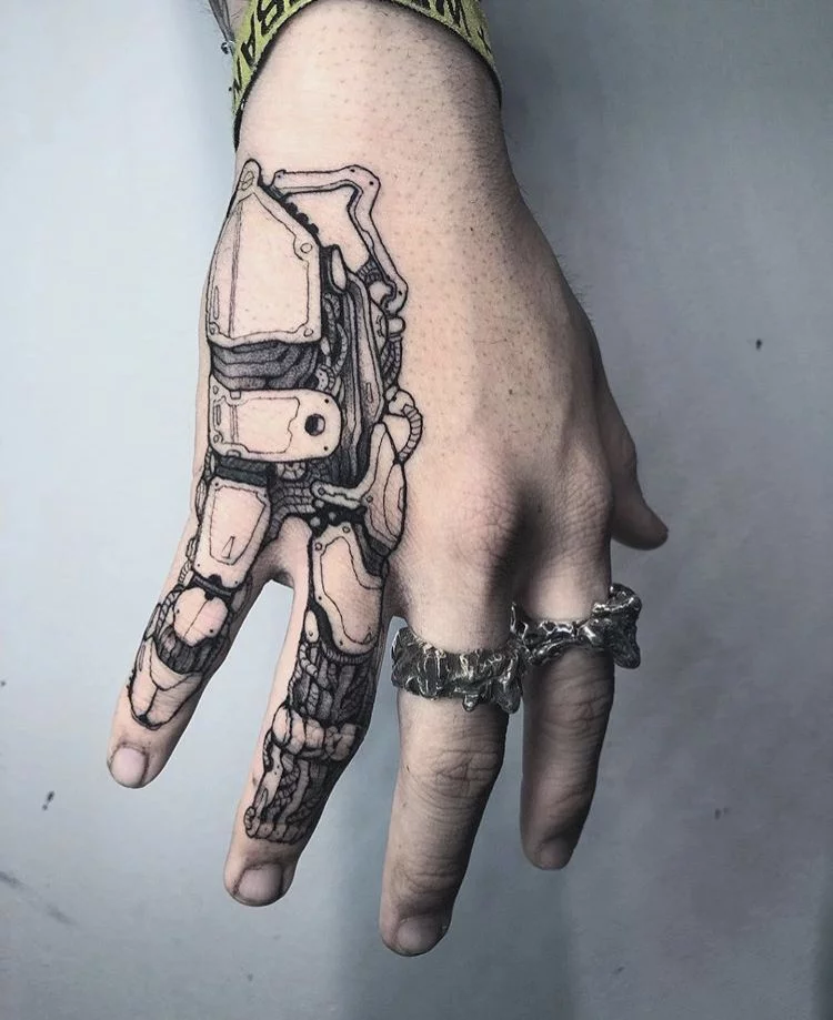 biomechanical-hand-tattoo