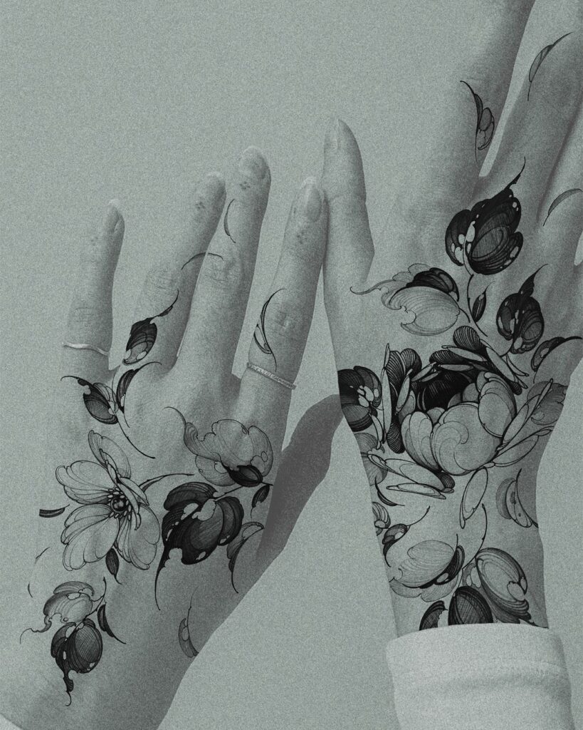 floral-hand-tattoo-design