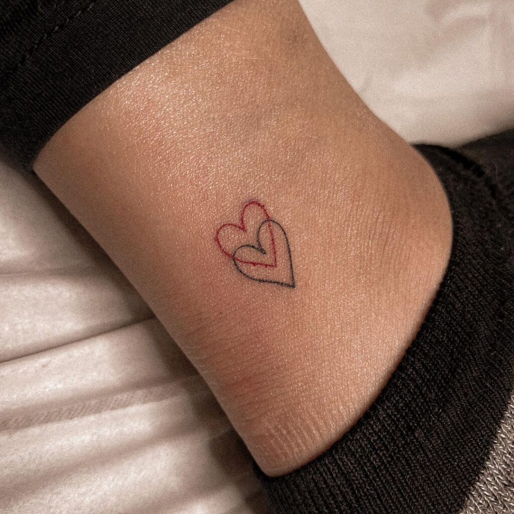 minimal-double-heart-ankle-tattoo