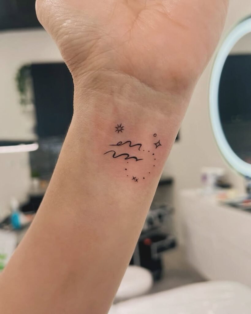 aquarius-minimalist-wrist-tattoo