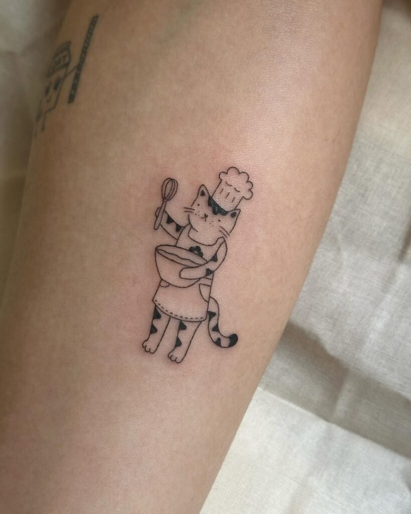 chef-cat-tattoo