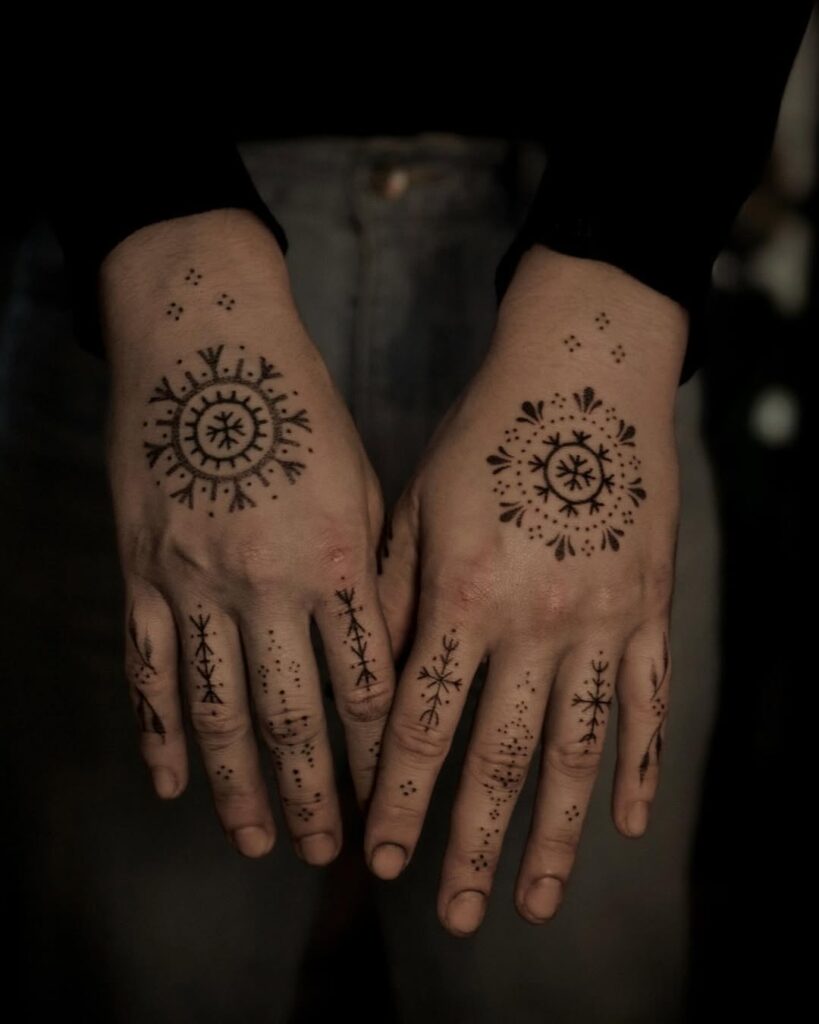 mandala-inspired-hand-and-finger-tattoos