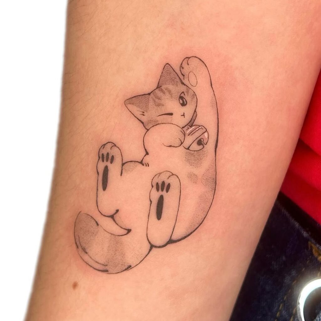 winking-cat-tattoo