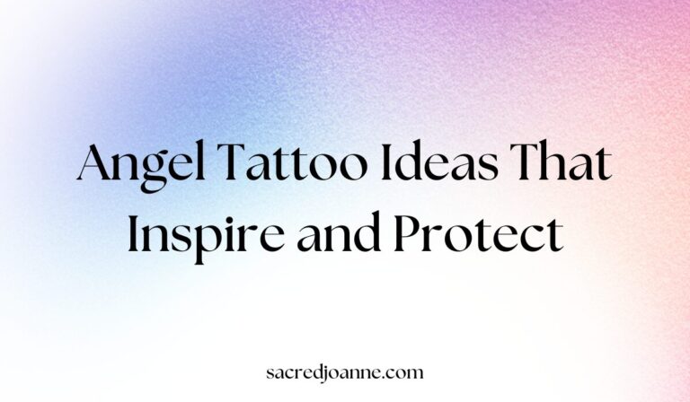 38 Angel Tattoo Ideas That Inspire and Protect