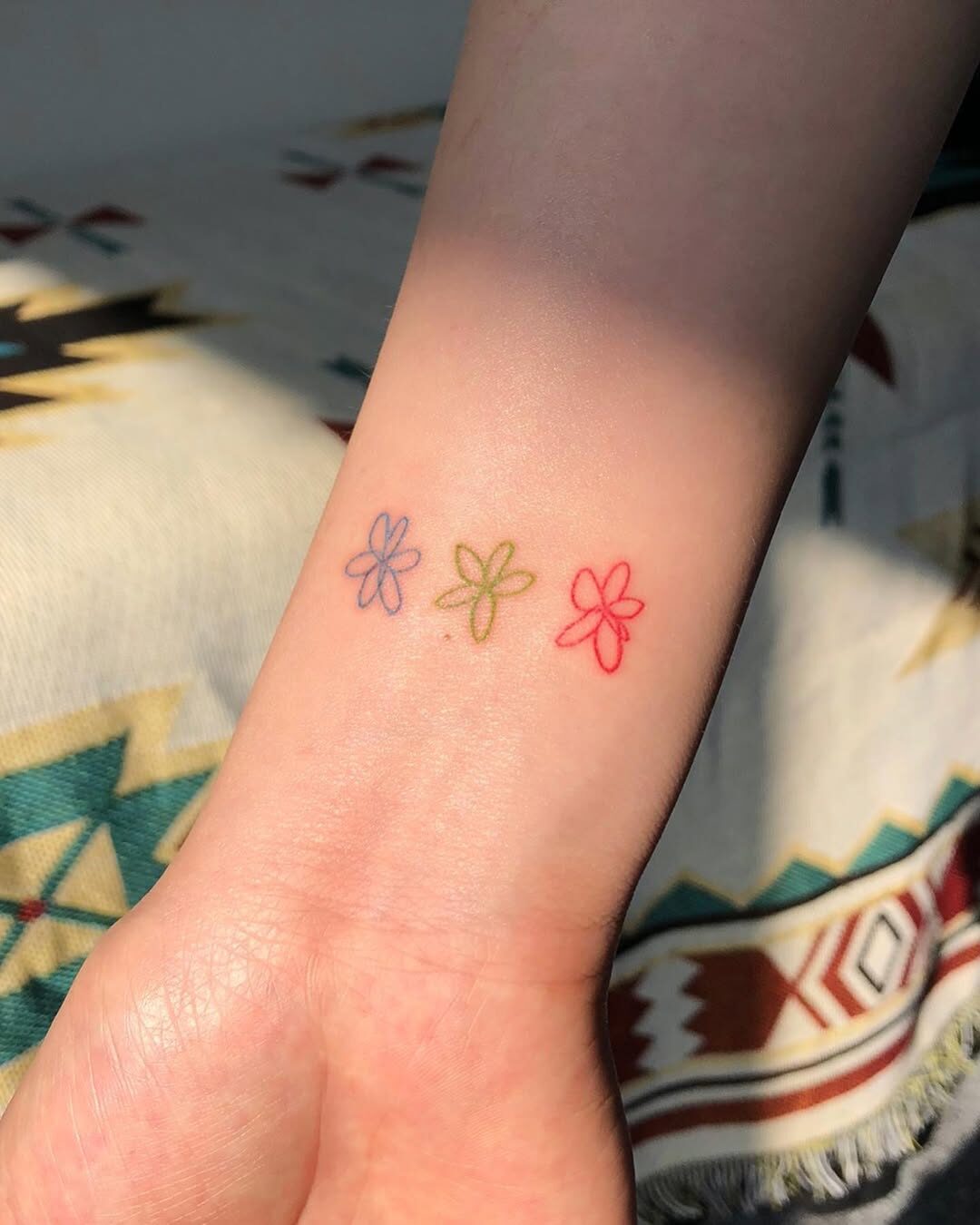 Delicate Flower Tattoos for a Touch of Whimsy