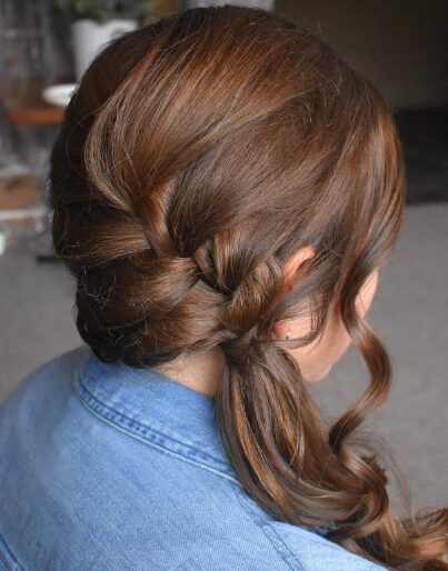 Chic Braided Updo