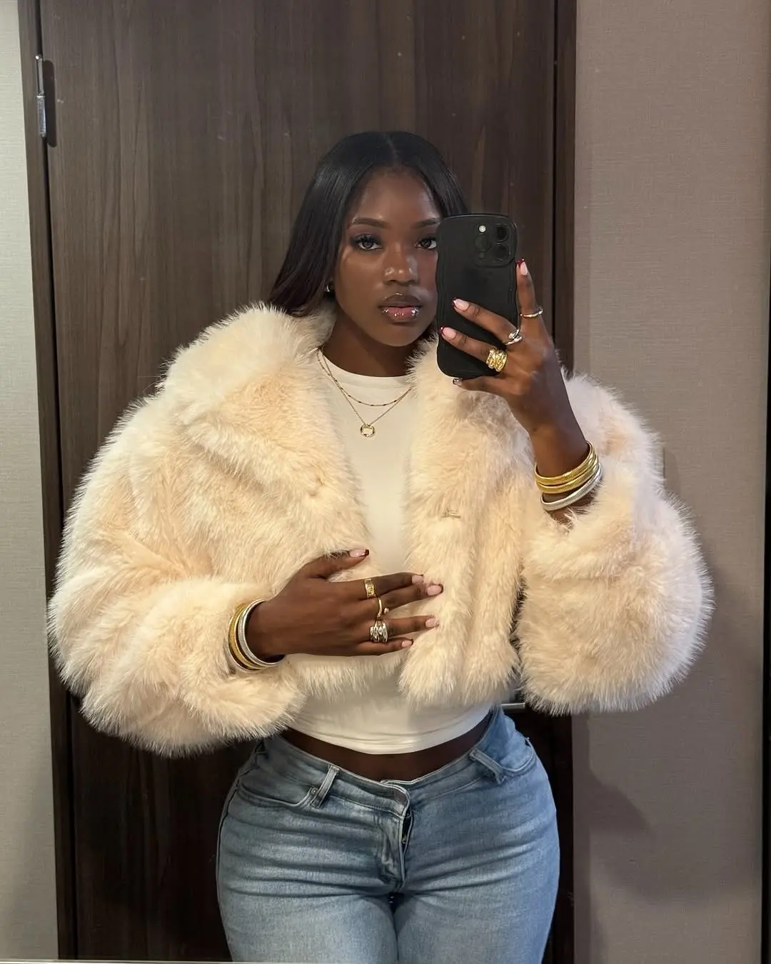 Chic Faux Fur Look