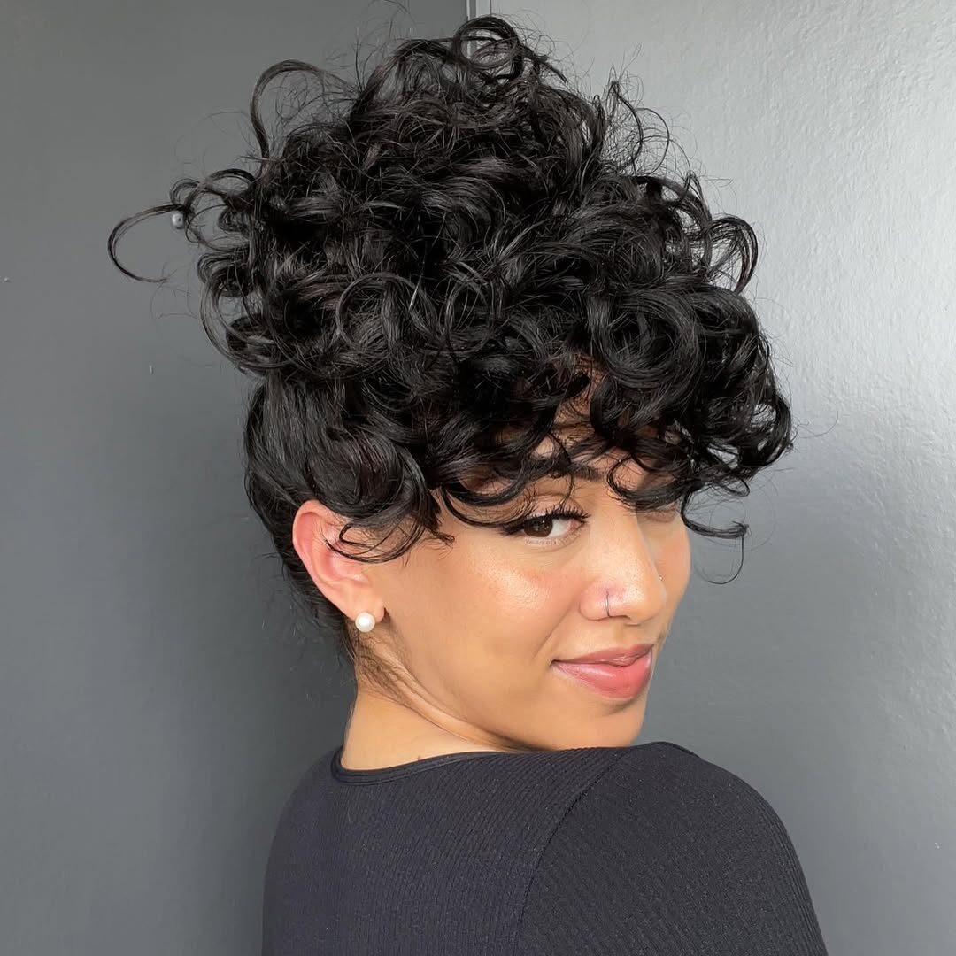 Chic Curly Updo