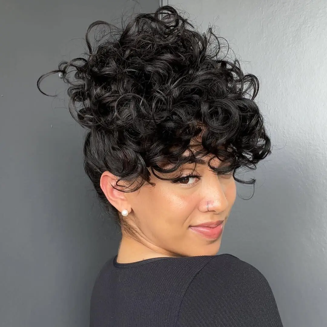 Chic Curly Updo