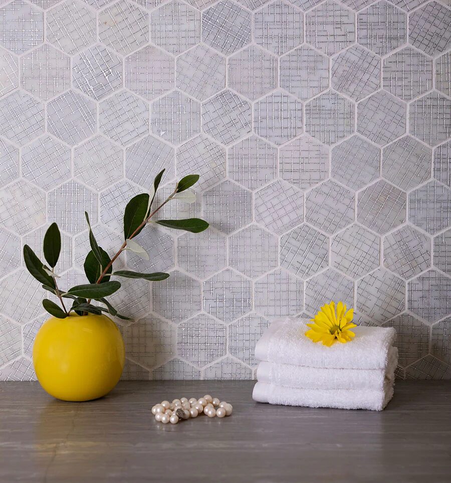 Stylish Hexagonal Tiles for a Modern Bathroom