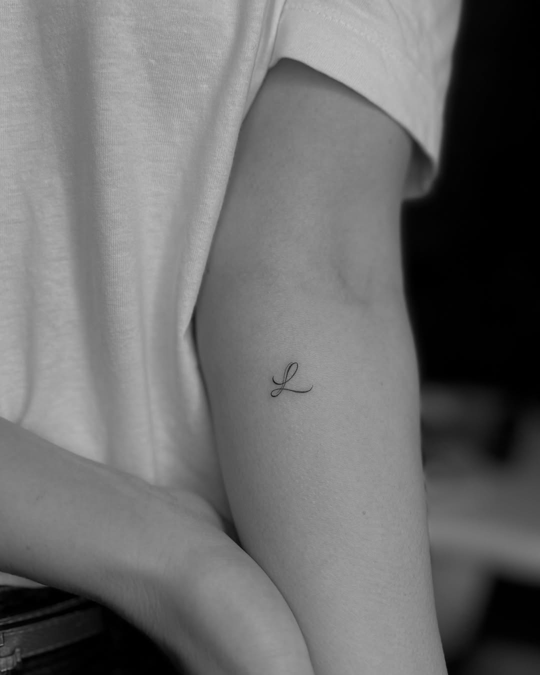 Chic Minimalist Initials Tattoo Inspiration