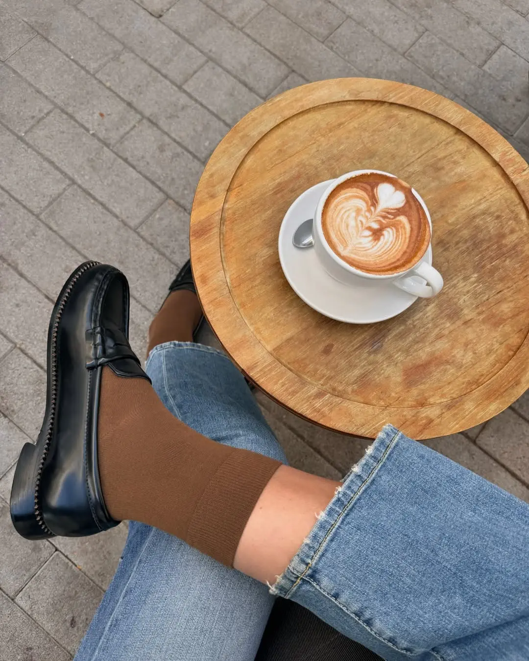 Chic loafers with jeans for a casual look