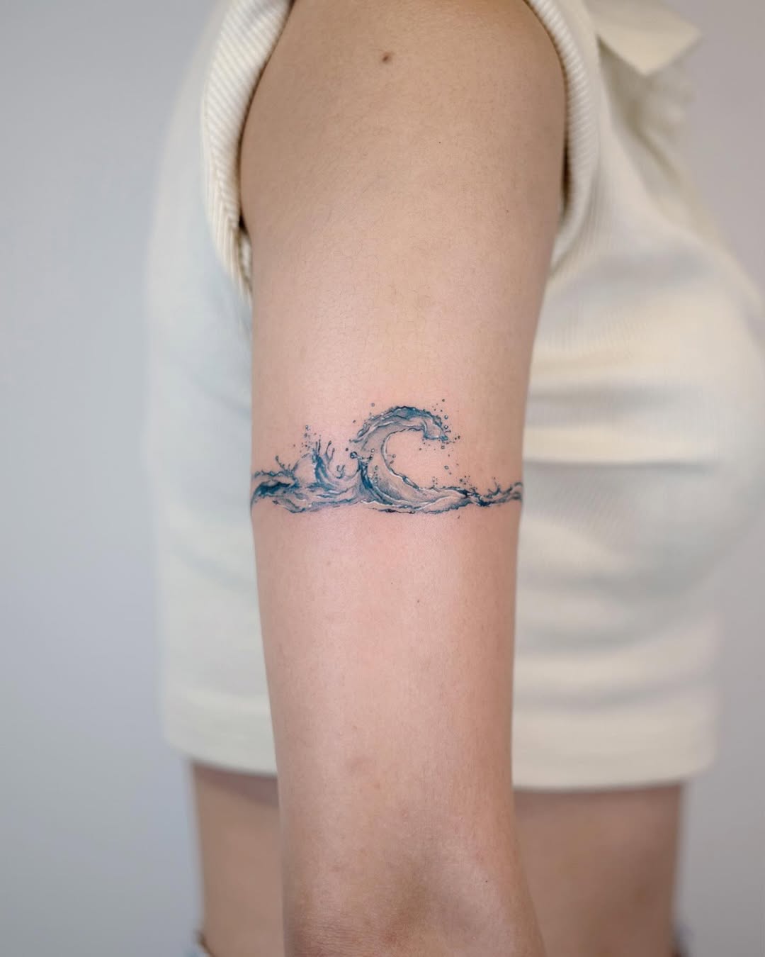 Elegant Wave Tattoo